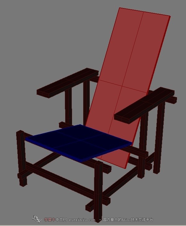 红蓝椅