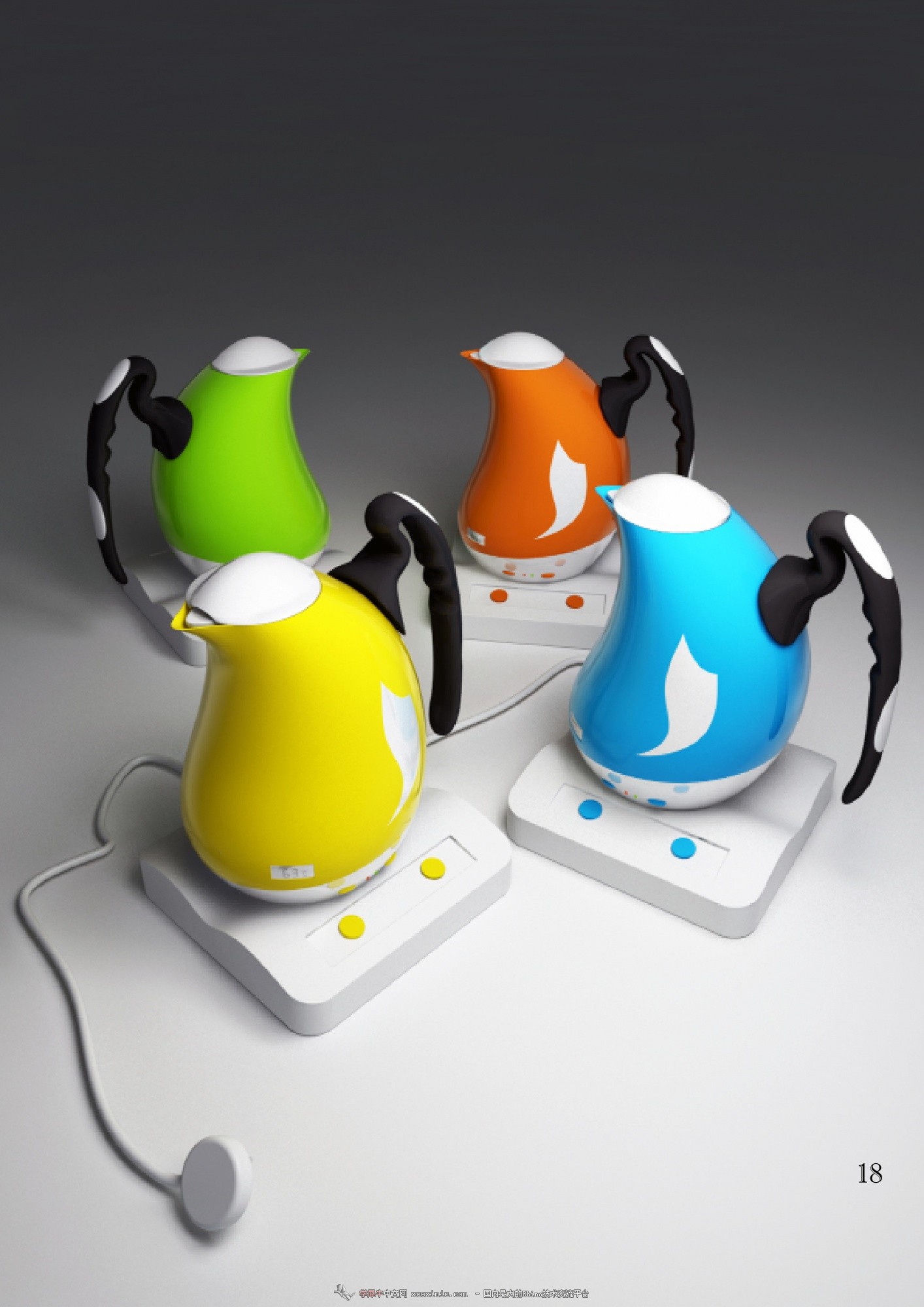 企鹅造型电水壶