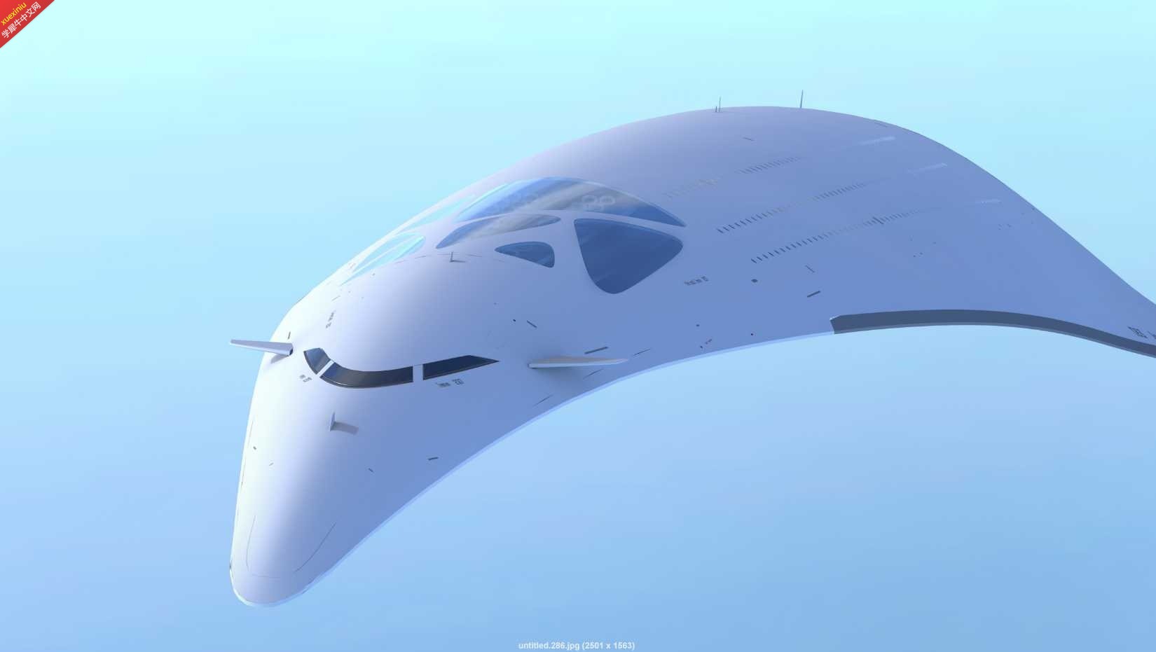 未来巨型客机新概念图片
