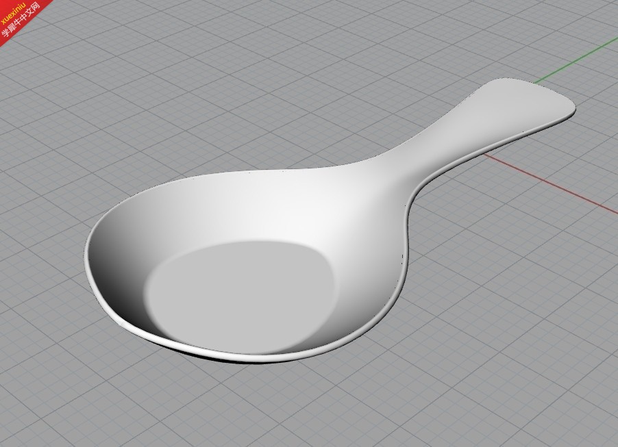 rhino犀牛建模简单的勺子建模教程