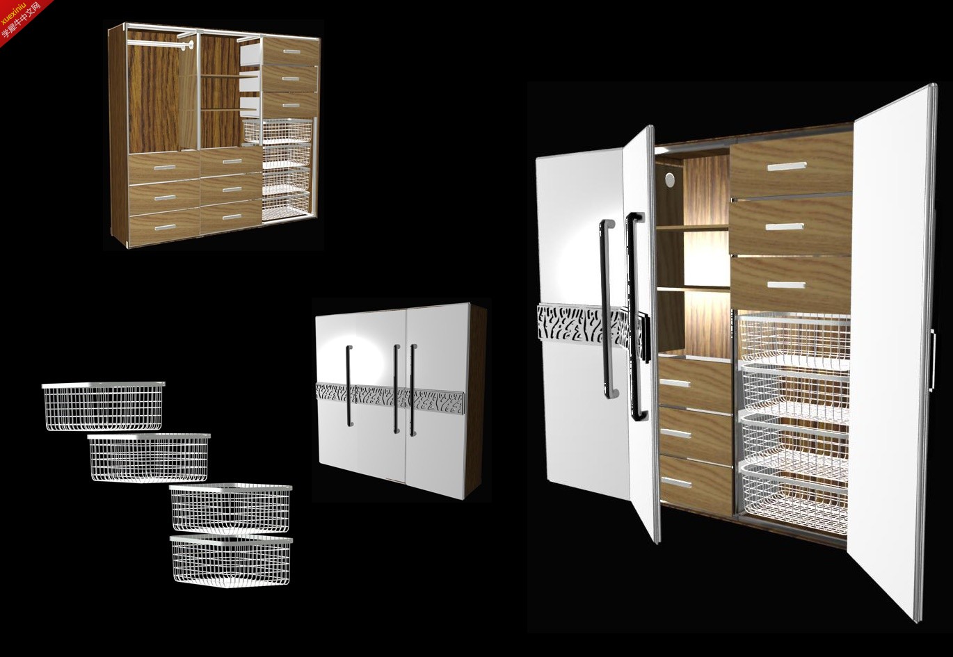 图5-11框架组合衣柜1