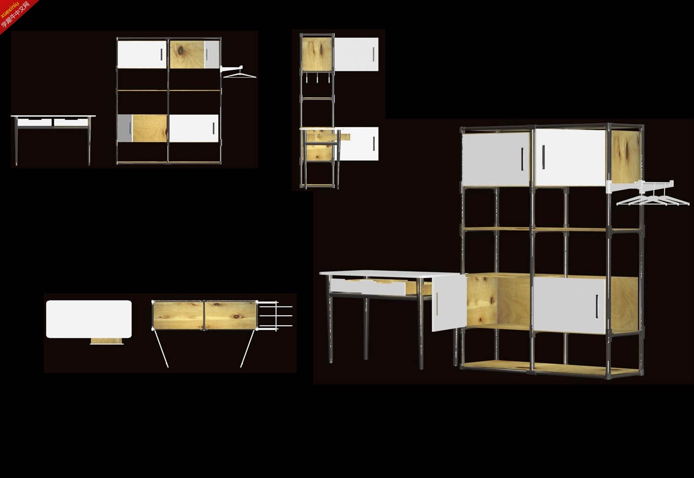 图53-1简单家用柜框架1