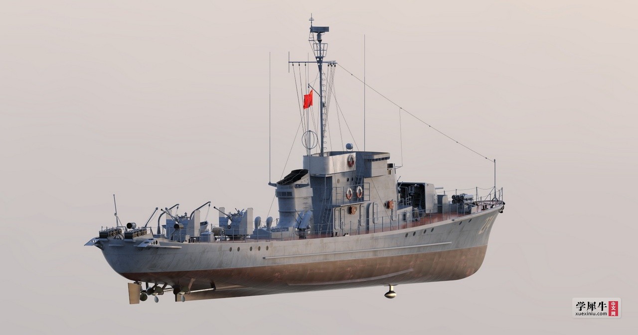 海军627荣成号猎潜艇图片