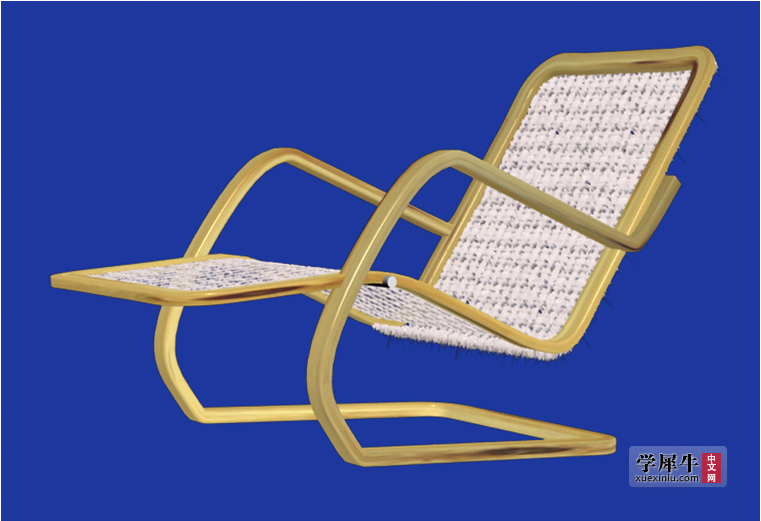 图1-7木架编织椅设计