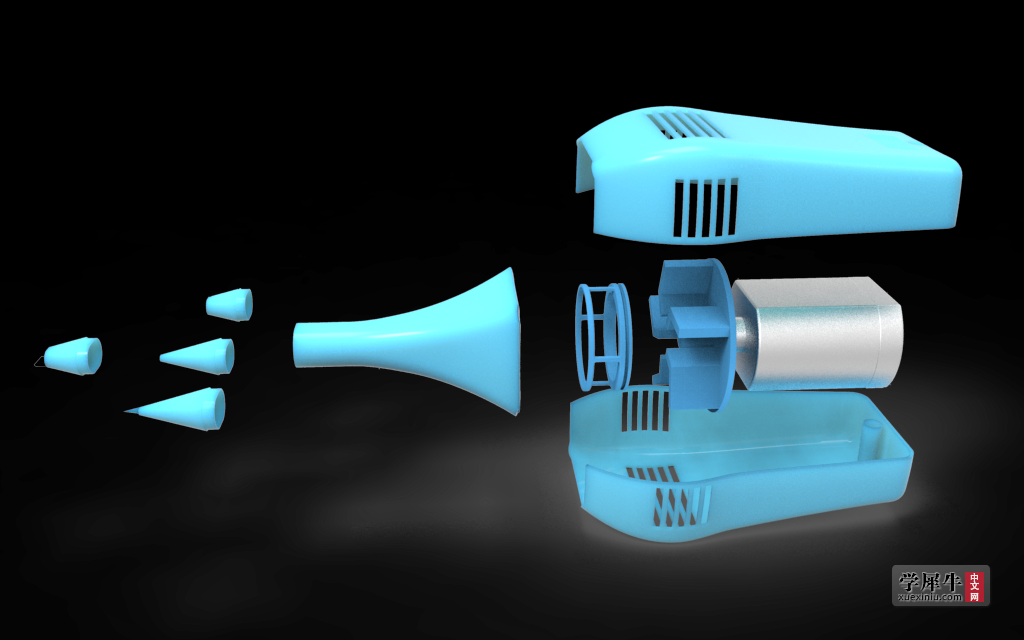 自己设计的一个小型吸尘器希望大家提些改进一件