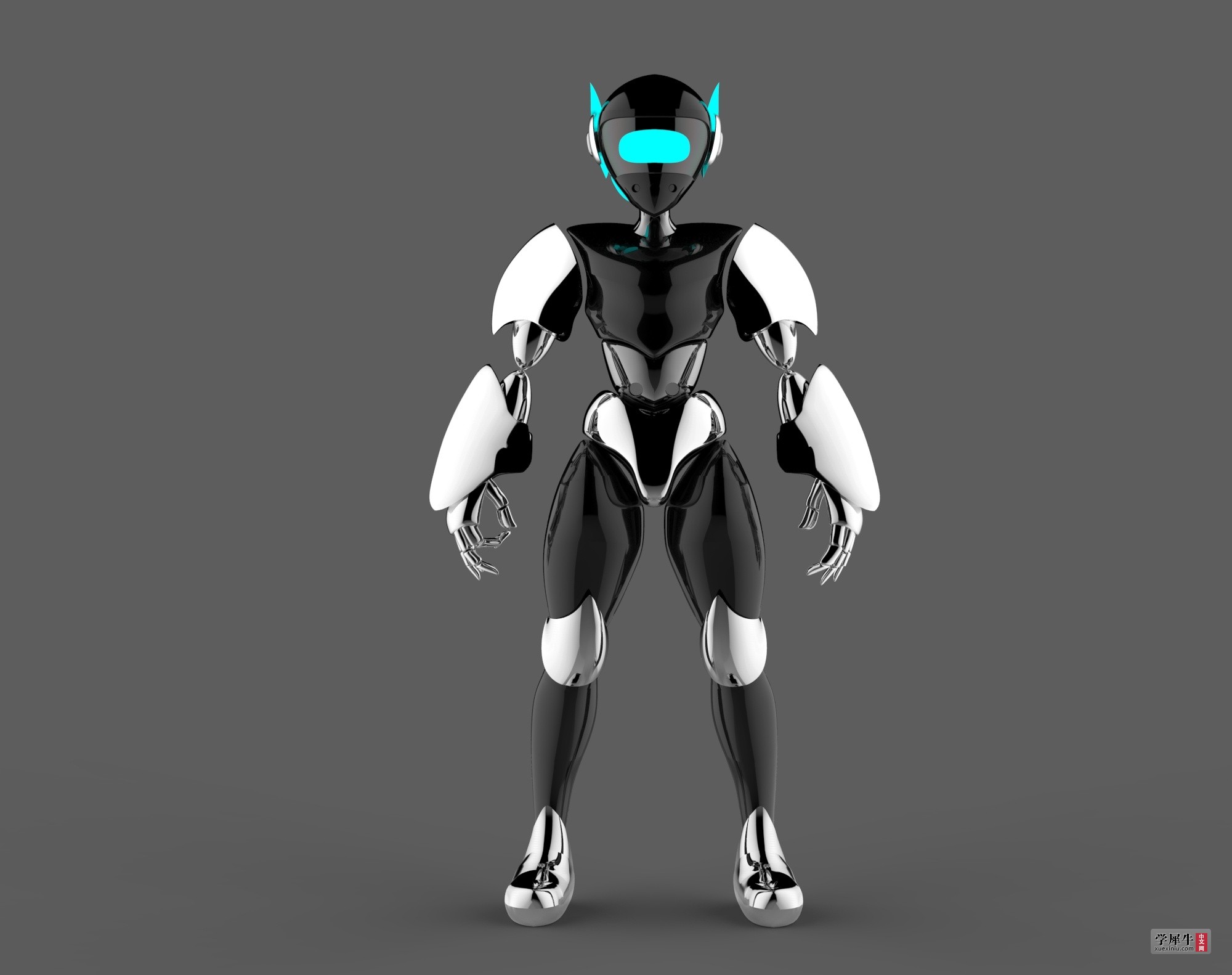 机器人-rhino(犀牛)keyshot设计作品集-学犀牛中文网