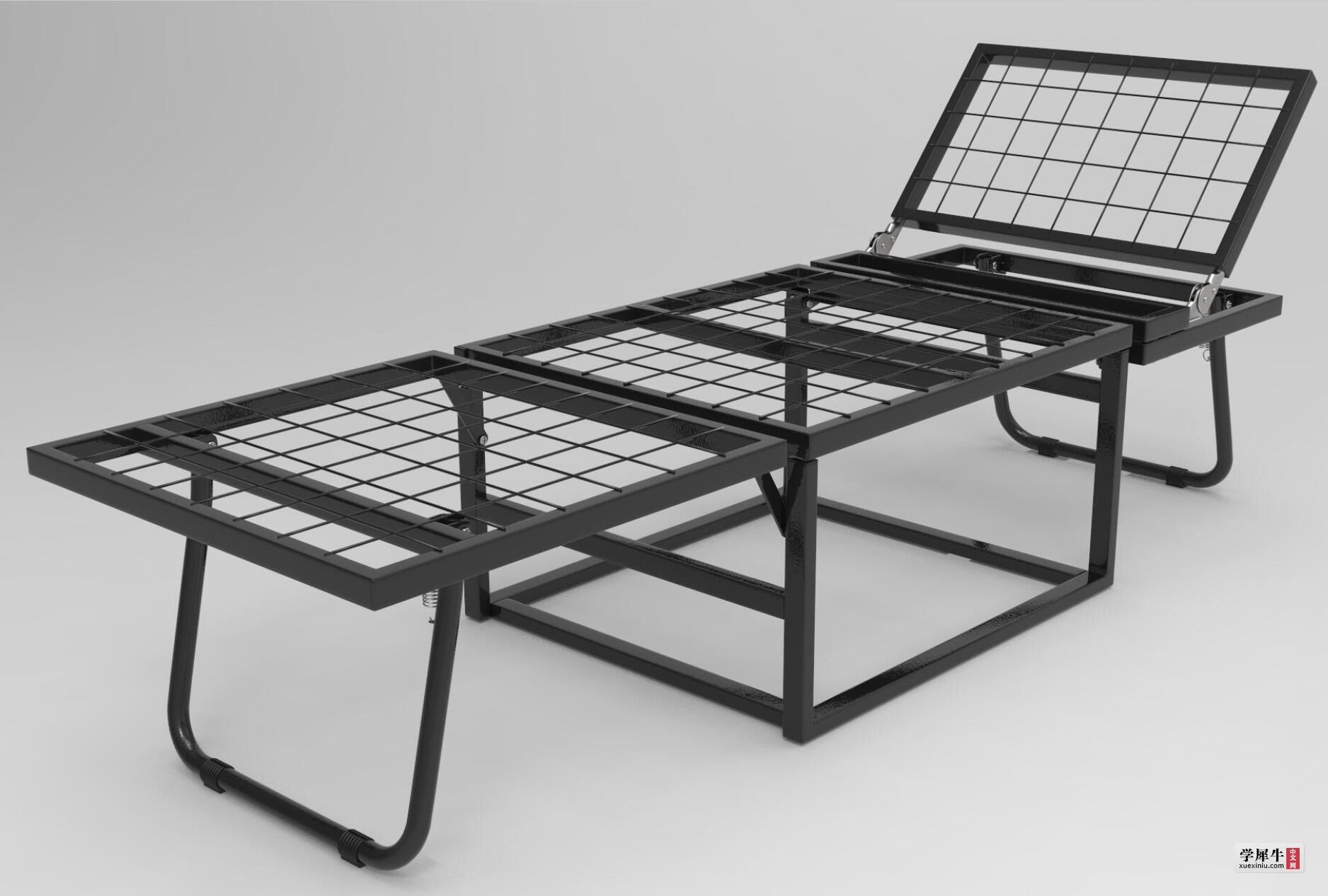 三折式沙发床铁架