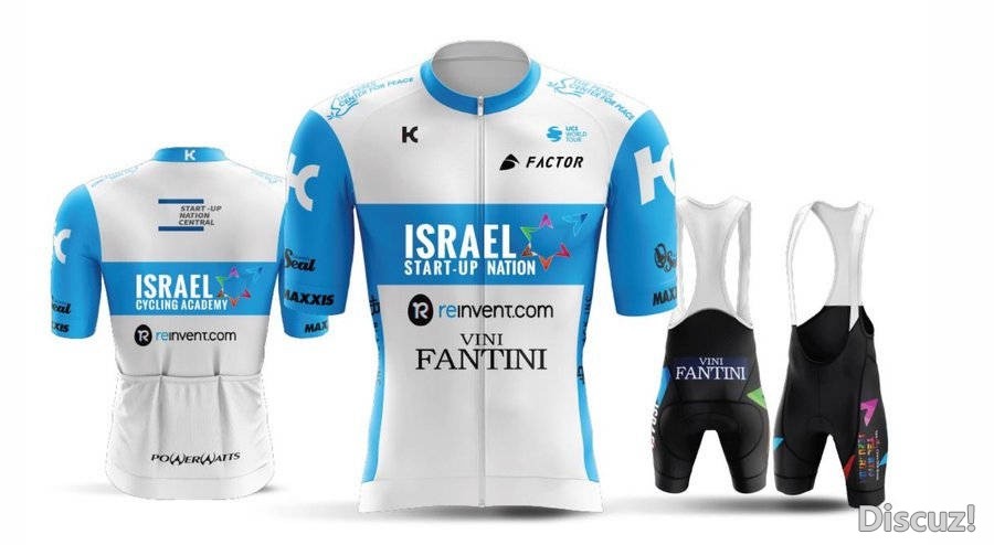 以色列单车学院车队 2020赛季队服  建模参考