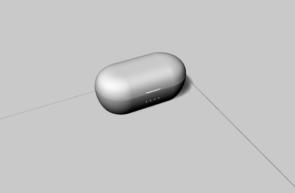 TWS蓝牙耳机建模渲染练习。