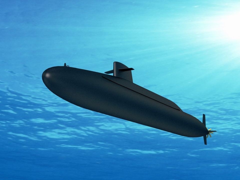 拉菲特级战略核潜艇图片