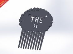 Afro Comb -- 