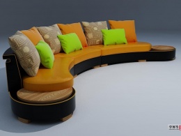 一张普通的沙发