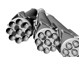 SpaceX-猎鹰重型-太空火箭三维模型可渲染 航空宇宙 航天模型