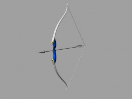 自己设计的分体式反曲弓，打算做出实物，喜欢的弓友请...