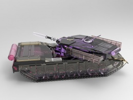 坦克建模渲染练习