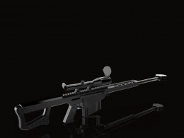 xm109巴雷特狙击步枪渲染
