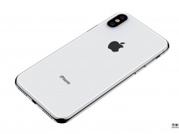 iPhone X渲染白色版