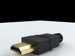 HDMI高清线头模型