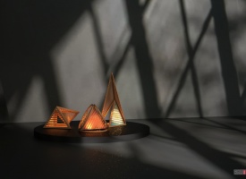 竹艺——系列化灯罩