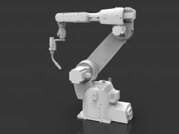 自动焊接机器人模型