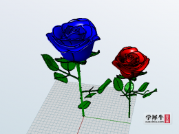 补发玫瑰3dm模型