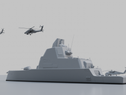 自己设计的驱逐舰建模