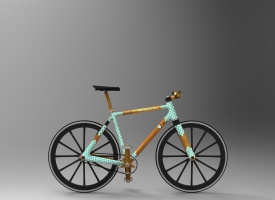 分享一款自行车模型