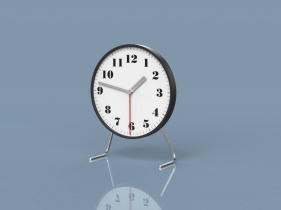 立式钟表桌面时钟挂钟一体模型