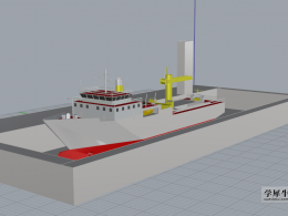 海工船，用于海洋石油平台辅助作业