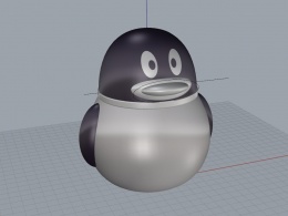 企鹅、QQ模型