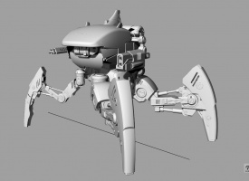 武装机器人模型
