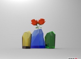 造型几何花瓶