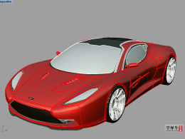 NURBS车模-Aston Martin DBC(附车身主体模型）