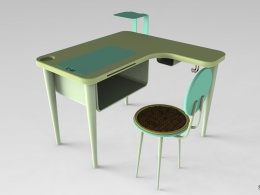 桌椅模型