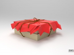 包装盒，红布木盒子，附带简单教程