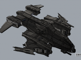 3d科幻飞船模型4