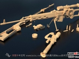 dragunov狙击枪的模型