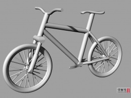 简单自行车+渲染图