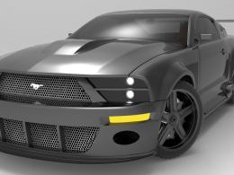 Ford_Mustang_GTR 福特野马（提供模型和渲染）