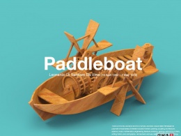 leonardo da vinci-Paddleboat