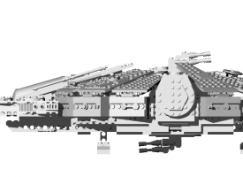 星球大战千年隼乐高积木宇宙飞船三维模型可3D打印可渲染