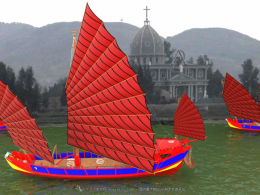 中国丹阳船，渲染的很假很假，苦苦针扎，学vr渲染一段时...