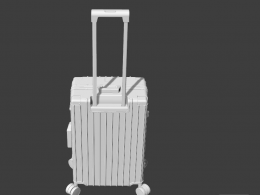 拉干式行李箱，精细建模，可供下载学习