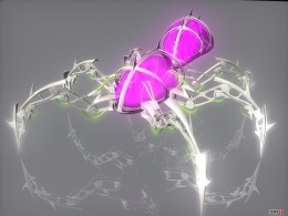 Maya多边形建模-机械蜘蛛