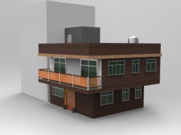 同学建房子，地方比较小，让我简单做了个模型