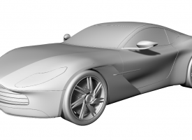 AstonMartin阿斯顿·马丁DB11跑车三维模型汽车可渲染可犀牛....