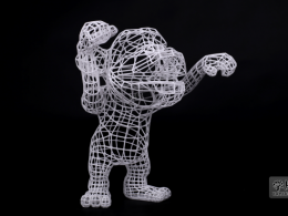 3D打印尼龙镂空猴子