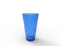 透明螺旋玻璃水杯（练习）