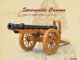 leonardo da vinci-Springalde Cannon