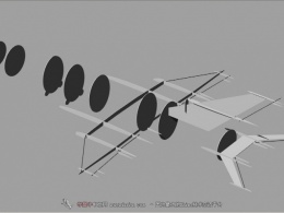 J-7GB纸模型建模设计稿